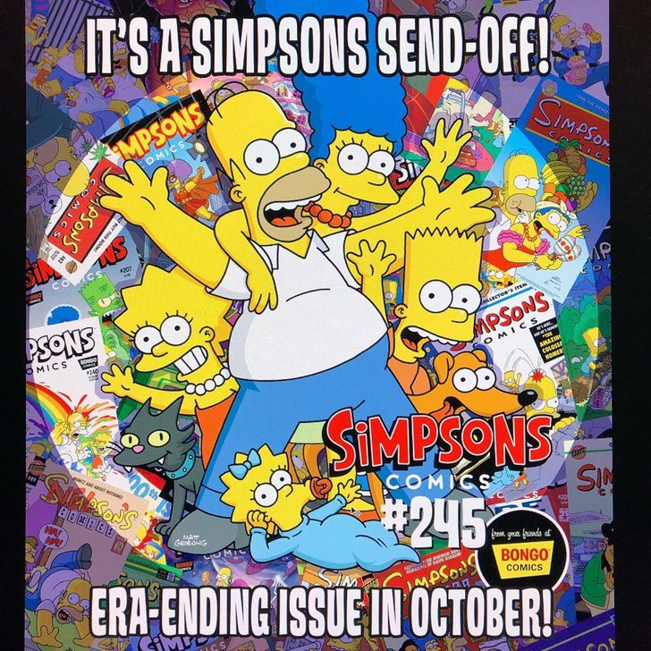 'Los Simpson' llegan a su fin en los cómics