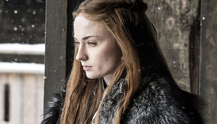 Sophie Turner como Sansa Stark de 'Juego de Tronos'