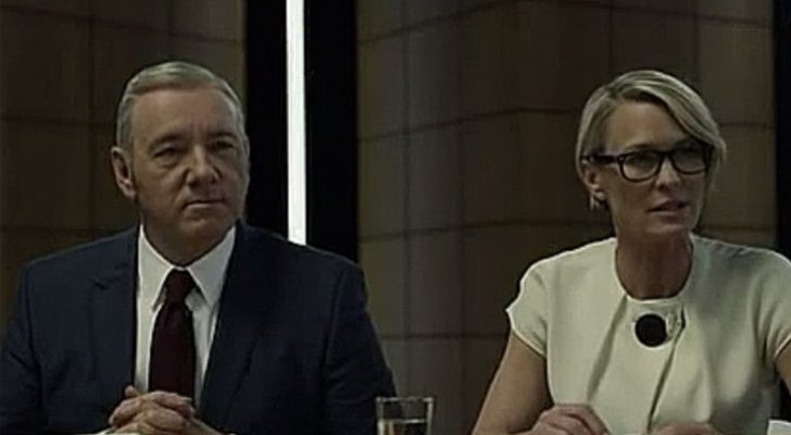 Kevin Spacey y Robin Wright en 'House of Cards'
