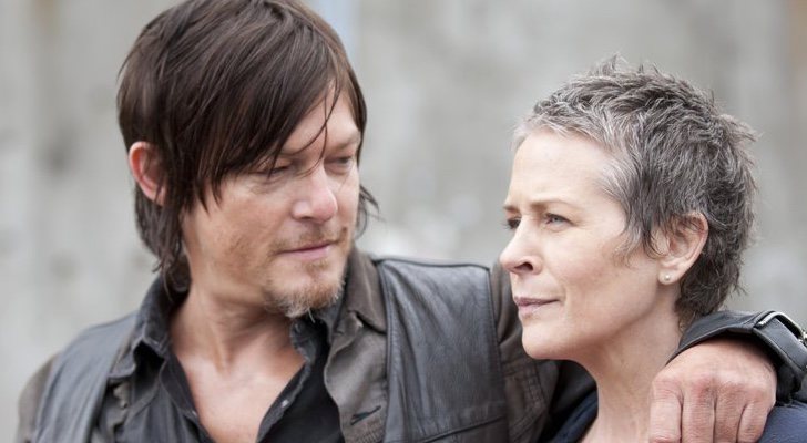 Daryl y Carol, interpretados por Norman Reedus y Melissa McBride, en 'The Walking Dead'