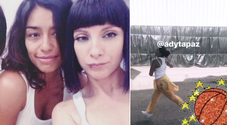 Adriana Paz, vestida de prensa en 'Vis a vis'