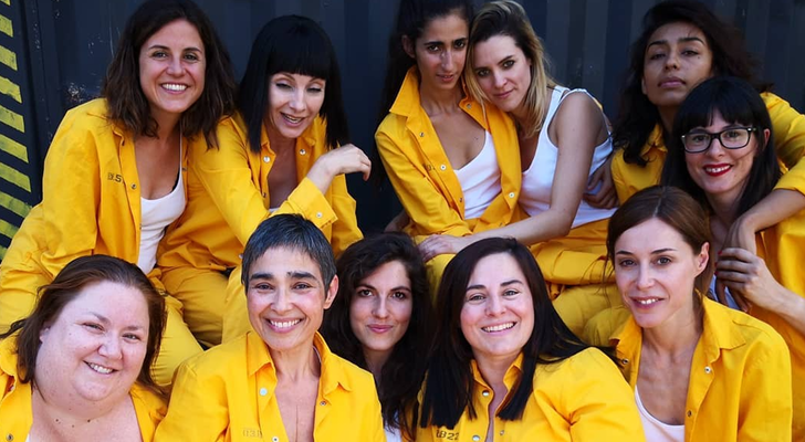 Inma Cuevas en el rodaje de 'Vis a vis'