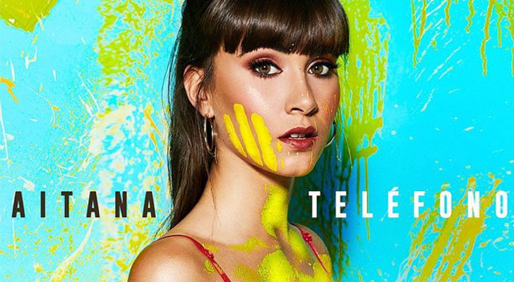 Portada de "Teléfono", primer single de Aitana Ocaña