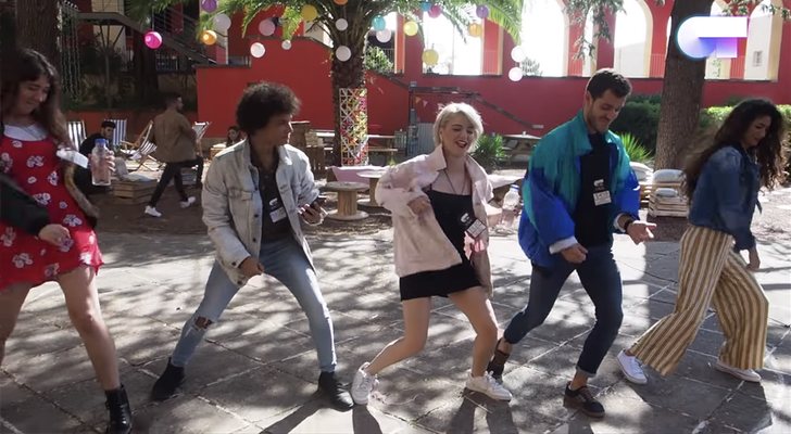 José Antonio junto a sus compañeros en el casting final de &#39;OT 2018&#39;