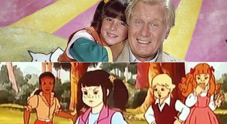 Arriba, &#39;Punky Brewster&#39; en acción real; abajo, la versión animada