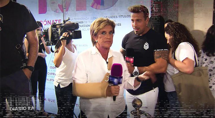 Chelo </p><p>García-Cortés y Rafa Mora en Diario Che