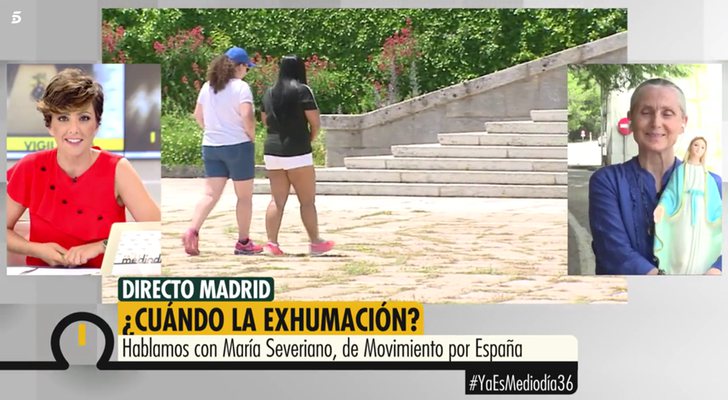 La líder de Movimiento por España en 'Ya es mediodía'