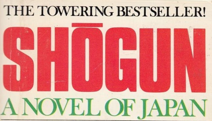 Portada del libro japonés "Shogun"