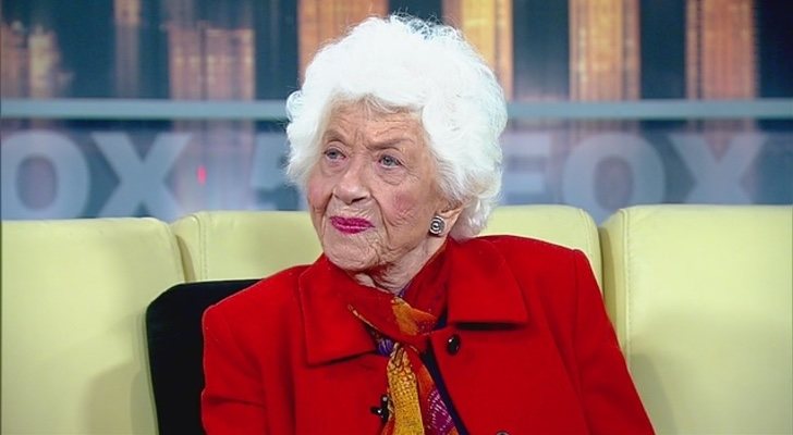 Charlotte Rae en una de sus última apariciones en televisión
