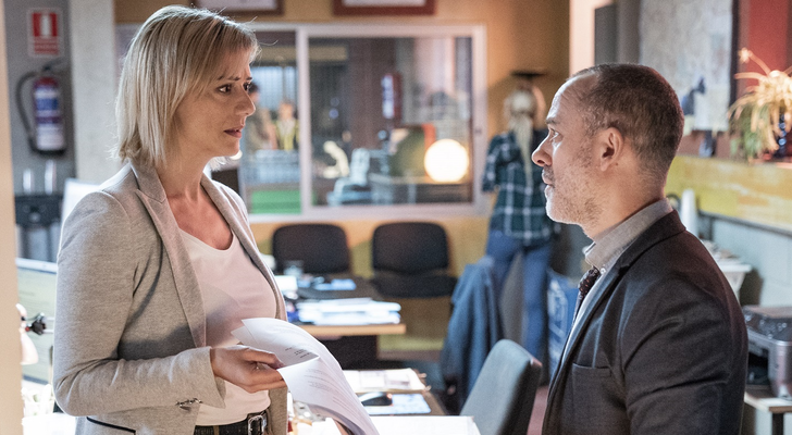 Luz Valdenebro y Javier Gutiérrez en &#39;Estoy vivo&#39;