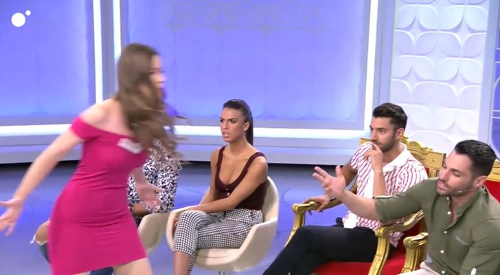 Anastasia durante su pelea