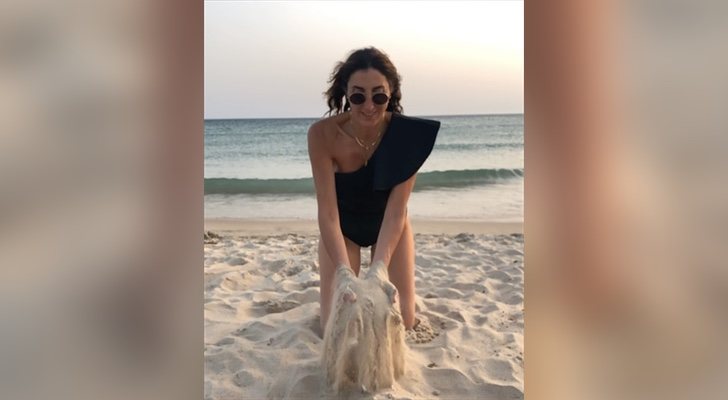 Paz Padilla disfrutando de sus vacaciones