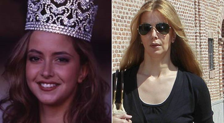 Sofía Mazagatos gana Miss España (izq.) y en la actualidad (der.)