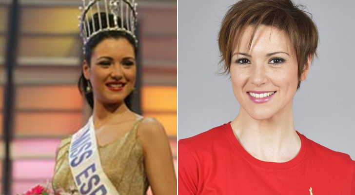 María Jesús Ruiz gana Miss España (izq.) y en la actualidad (der.)