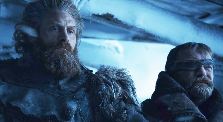 Kristofer Hivju y Richard Dormer como Tormund y Beric de 'Juego de Tronos'