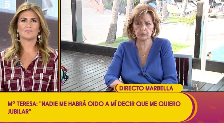 Carlota Corredera y María Teresa Campos en &#39;Sálvame&#39;