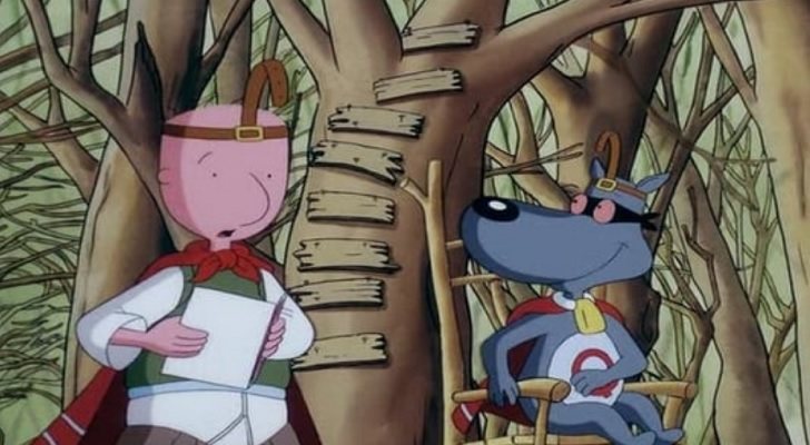 Doug y su inseparable amigo de aventuras