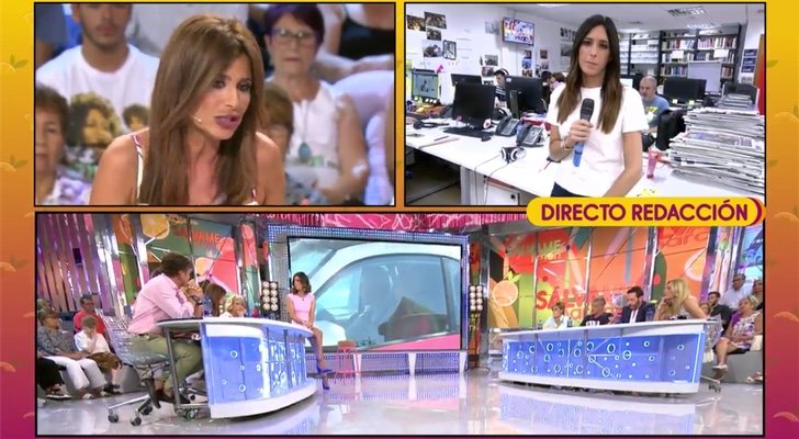 Los colaboradores hablando de las condiciones de Alba Carrillo en 'Sálvame'