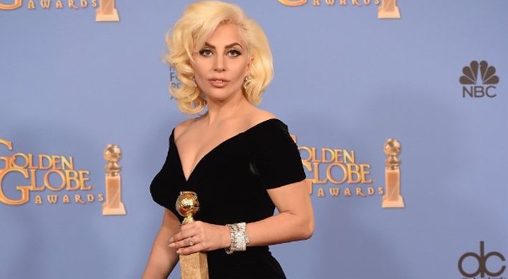 Lady Gaga en los Globos de Oro