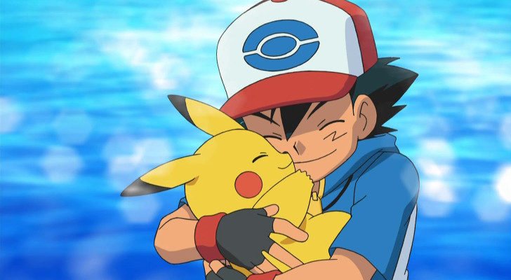 Pikachu y Ash en 'Pokémon'