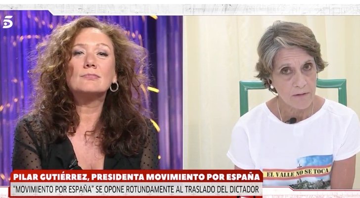 Cristina Fallarás escuchando las graves acusaciones de Pilar Gutiérrez en 'Hechos reales'