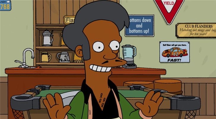 Apu, en &#39;Los Simpson&#39;