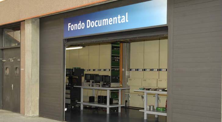 Fachada del fondo documental de RTVE