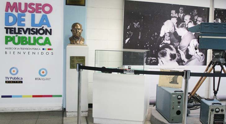 Entrada del museo de la Televisión Pública Argentina