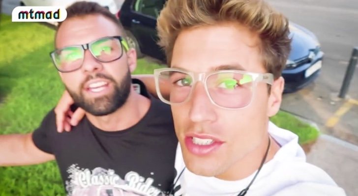 Abraham y Clavelito entrando en la casa de &#39;Gandía Shore&#39;