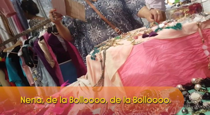 El mercadillo en el que se vende la ropa de Bollo