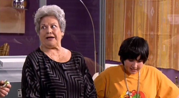 Doña Charo y su nieto Fran en 'La que se avecina'