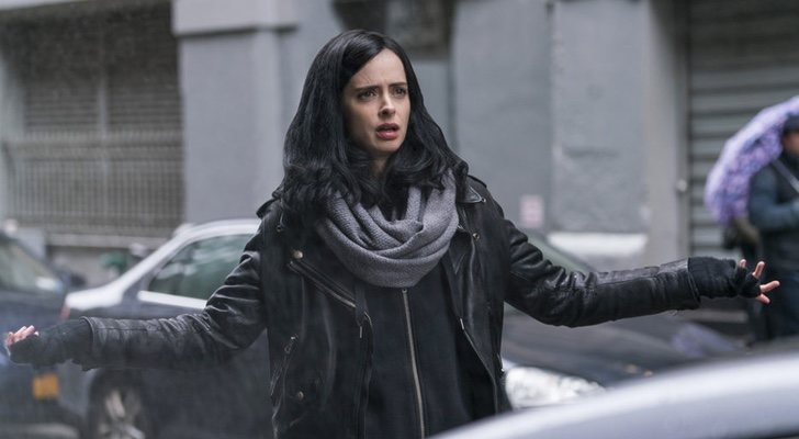 Krysten Ritter como Jessica Jones en 'The Defenders'