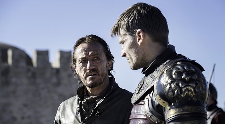 Jerome Flynn con Nikolaj Coster-Waldau en 'Juego de Tronos'