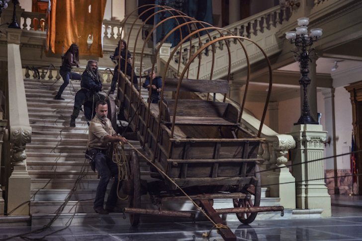 El grupo de Rick unido en 'The Walking Dead'