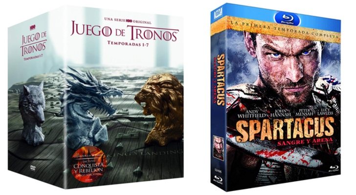 'Juego de Tronos' y 'Spartacus: Sangre y Arena'