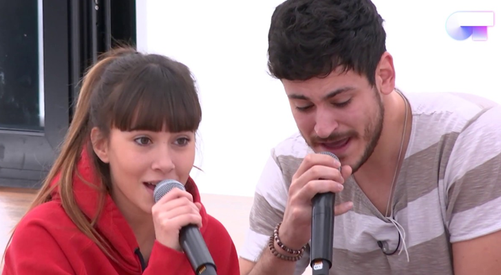 Aitana y Cepeda ensayan "Bella y Bestia son" en 'OT 2017'