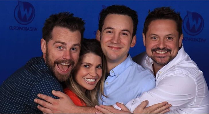 Danielle Fishel, Ben Savage, Will Friedle y Rider Strong en la actualidad