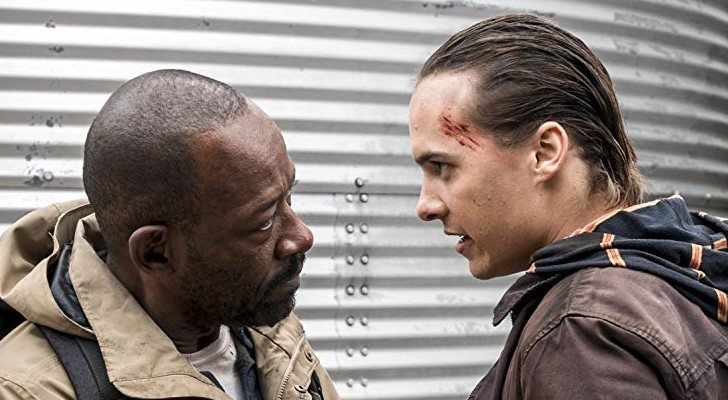 Lennie James con Frank Dillane en 'Fear the Walking Dead'