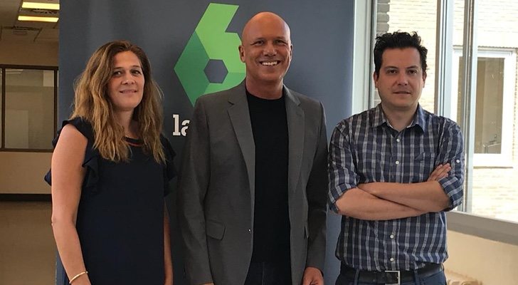 Carmen Ferreiro, Alfonso Arús y Mario López en la presentación de &#39;Arusitys&#39;