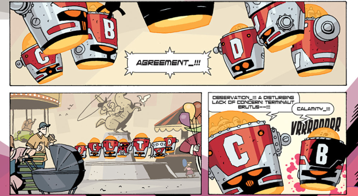 Los terribles Terminauts atacan Coney Island en "The Umbrella Academy: Suite Apocalíptica"