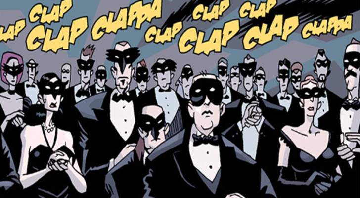 La Orquesta Verdammten en el cómic original de "The Umbrella Academy"