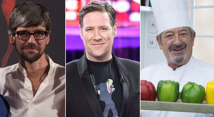 Javier Botet, Carlos Latre y Karlos Arguiñano