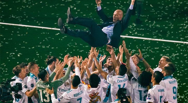 El Real Madrid celebra su decimotercera Champions League