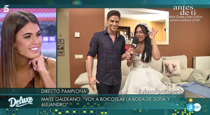 Maite anuncia su boda con Sofía