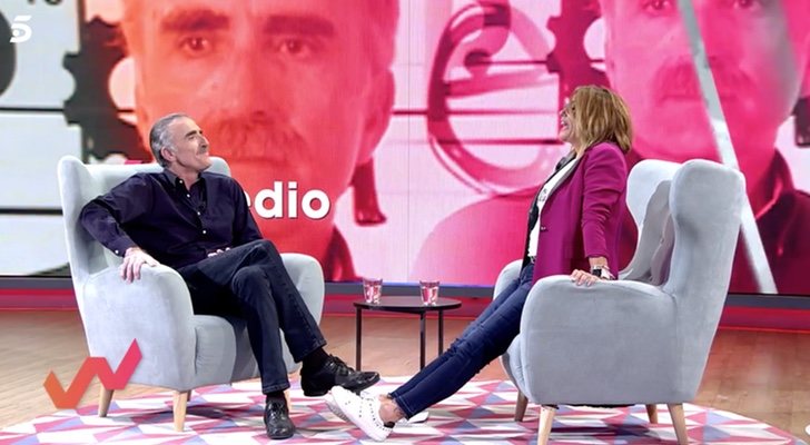 Toñi y Juan y Medio durante la entrevista