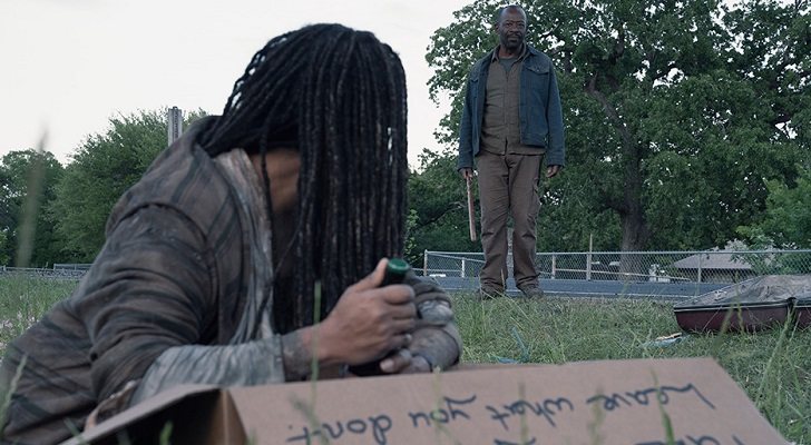 Morgan se encuentra con la misteriosa mujer en 'Fear The Walking Dead'
