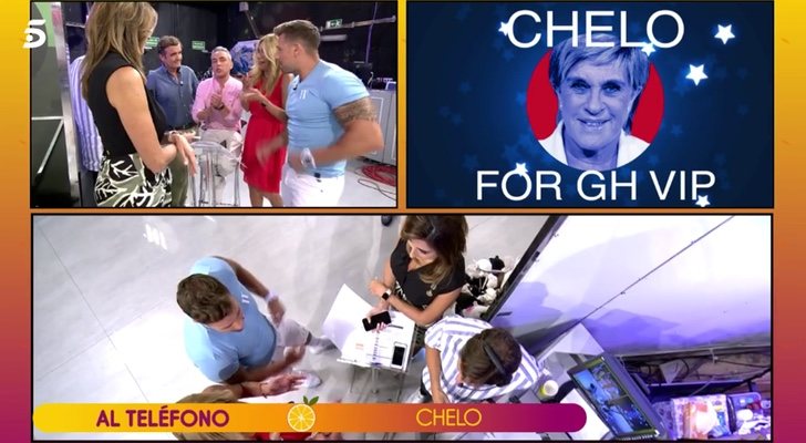 Chelo llama en directo al programa