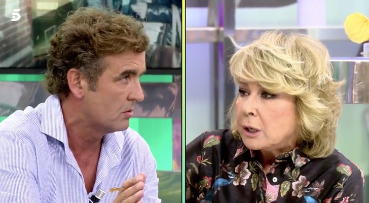 Antonio Montero y Mila Ximénez, en 'Sálvame'