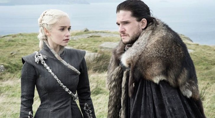 Daenerys y Jon Snow en 'Juego de Tronos'