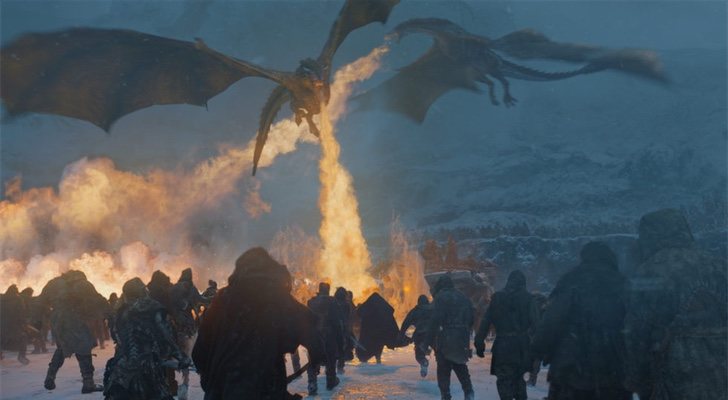 Los dragones de Daenerys Targaryen en 'Juego de Tronos'